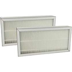 vhbw 2x Filtre à air F7 remplacement pour Pluggit ARFG4F7-150 pour ventilateur, aération, ventilation - blanc