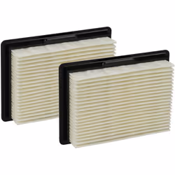vhbw - the clever way Lot de 2x filtre plissé pour votre aspirateur multi-usages ou industriel - Finition sur mesure pour un  ...