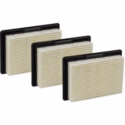 vhbw - the clever way Lot de 3x filtre plissé pour votre aspirateur multi-usages ou industriel - Finition sur mesure pour un  ...