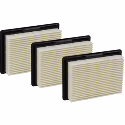 vhbw - the clever way Lot de 3x filtre plissé pour votre aspirateur multi-usages ou industriel - Finition sur mesure pour un  ...