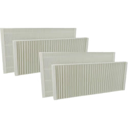 Lot de filtres remplacement pour Viessmann 7502467, ZK02577 pour appareil de ventilation - Filtre à air G4 / F7 (4 pcs), Blanc - Vhbw