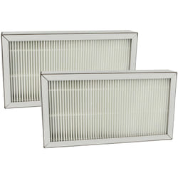 Vhbw - 2x Filtre à air F7 remplacement pour Pluggit APFG4F7-190 pour ventilateur, aération, ventilation - blanc