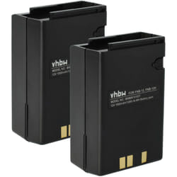 Vhbw - 2x Batterie compatible avec Yaesu Vertex FT20, FT204, FT411 Mark ii, FT33, FT33R, FT23, FT23R, FT411 radio talkie-walkie (1000mAh, 12V, NiMH)