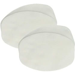 vhbw 4x Micro-filtre hygiénique remplacement pour Nilfisk 11693700, 11641000 pour aspirateur - Filtre à air blanc