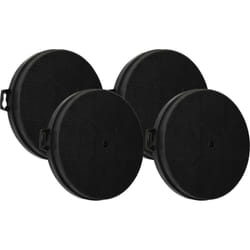 Vhbw - 4x Filtres à charbon actif compatible avec Airlux HD10, HD09A, HD06D07, HC18, HC16, HC14, H615, H610, H600, HD11A, HD08 hotte aspirante - 21 cm