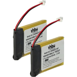 Vhbw - 2x Batterie remplacement pour Sena YP802542P pour casque audio, écouteurs sans fil (650mAh, 3,7V, Li-polymère)