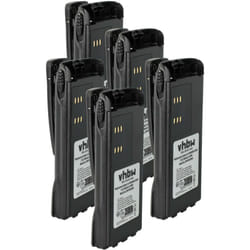 5x Batterie compatible avec Motorola GP580, GP540, GP340, GP360, GP640, GP380 radio talkie-walkie (1500mAh, 7,2V, NiMH) - avec clip de ceinture - Vhbw