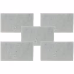 vhbw - the clever way Set de 5x filtre d'échappement pour votre aspirateur, robot aspirateur, nettoyeur vapeur - Conservez la ...