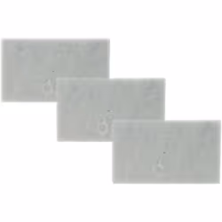 vhbw - the clever way Set de 3x filtre d'échappement pour votre aspirateur, robot aspirateur, nettoyeur vapeur - Conservez la ...