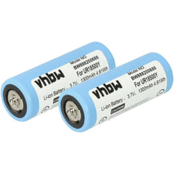 Vhbw - 2x Batterie compatible avec Braun Silk Epil 7 Dual Epil. 7791 wd (5377) rasoir tondeuse électrique (1300mAh, 3,7V, Li-ion)