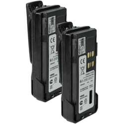 2x Batterie compatible avec Motorola DP4800, DP4601, DP4600, DP4401, DP4801 radio talkie-walkie (2600mAh, 7,4V, Li-ion) - avec clip de ceinture - Vhbw