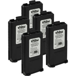 Vhbw - 5x Batterie compatible avec tyt TH-F8, TH-F9 radio talkie-walkie (1800mAh, 7,4V, Li-ion)
