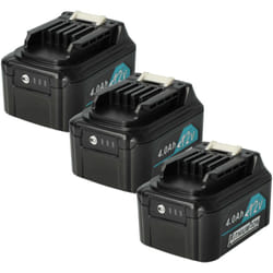 3x Batterie remplacement pour Makita BL1021, BL1016, BL1020, BL1020B, BL1020B-2, BL1015B, BL1015B-2 pour outil électrique (4000 mAh, Li-ion, 12 v)