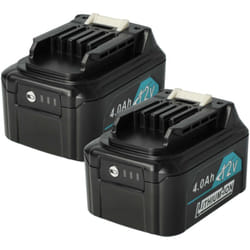 2x Batterie compatible avec Makita JV102DZ, JV102DY1J, JV102DWYE, JV102DWAE, JV102DSMJ, JV102DSAJ outil électrique (4000 mAh, Li-ion, 12 v) - Vhbw