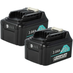 2x Batterie remplacement pour Makita BL1021B, BL1041B, BL1040, BL1040B, BL1040B-2, BL1041, BL1021B-2 pour outil électrique (3000 mAh, Li-ion, 12 v)
