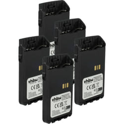 Vhbw - 5x Batterie compatible avec Motorola DP3661E, DP3441e radio talkie-walkie (1600mAh, 7,4V, Li-ion)