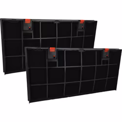 vhbw - the clever way Filtre à charbon actif compatible pour hotte aspirante Les hottes aspirantes filtrent et aspirent les o ...