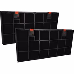 vhbw - the clever way Filtre à charbon actif compatible pour hotte aspirante Les hottes aspirantes filtrent et aspirent les o ...