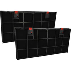 Vhbw - 2x Filtres à charbon actif remplacement pour scholtès Type 150 pour hotte aspirante - 43 x 21,2 x 2,7 cm