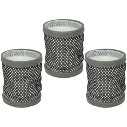 3x Filtre remplacement pour Dirt Devil 0698002 pour aspirateur - filtre de sortie d'air, noir / blanc / gris - Vhbw