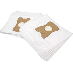 Vhbw - 10x Sacs compatible avec Vorwerk Tiger VT300 aspirateur - microfibre non tissée, 33cm x 23cm blanc