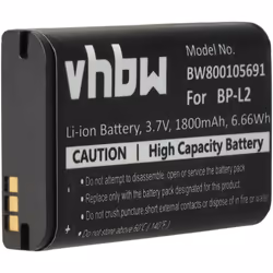 vhbw - the clever way - Batterie de rechange de haute qualité avec une grande autonomie et compatible avec votre dictaphone ( ...