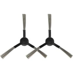 Vhbw - 2x Brosse latérale compatible avec Xiaomi Viomi V2 Pro V-RVCLM21B robot aspirateur - Lot de brosses, gauche/droite, noir