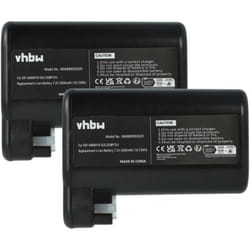 2x Batterie compatible avec Electrolux ERV7210TG, PI91-5BSM, PI81-45WN, ERV7200DB, ERV5210TG robot électroménager (2600mAh, 7,2V, Li-ion) - Vhbw