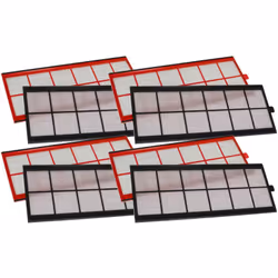 vhbw - the clever way Filtres G4 / F7 en pack de 8 pièces pour votre appareil de ventilation Avec ces filtres de rechange de  ...
