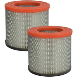 2x filtre plissé remplacement pour Güde 16731 pour aspirateur - gris / orange / noir / blanc - Vhbw