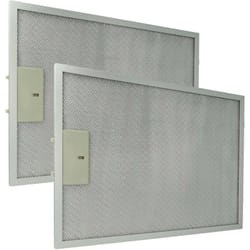 Vhbw - 2x Filtre anti-graisse remplacement pour Klarstein 10035418 pour hotte de cuisine, aluminium