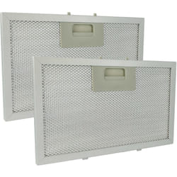 Vhbw - 2x Filtre anti-graisse remplacement pour Klarstein 10034877 pour hotte de cuisine, aluminium, charbon actif