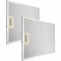 vhbw - the clever way Lot de filtres (2x filtre à graisse métallique) compatible et de haute qualité pour votre hotte de cuis ...