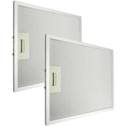 vhbw 2x Filtre anti-graisse remplacement pour Klarstein 10034877 pour hotte de cuisine, aluminium