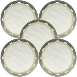 Vhbw - 5x filtre compatible avec Electrolux z 951 Pro, z 950, z 970, z 955, z 990, z 951 aspirateur - filtre hepa gris / blanc