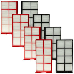 Vhbw - Lot de filtres compatible avec Zehnder ComfoAir 225, 200 appareil de ventilation - Filtre à air G4 / F7 (8 pcs), Blanc / Rouge / Noir