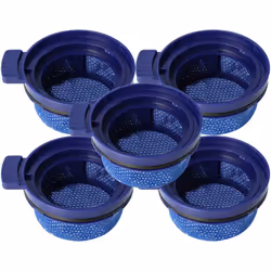 vhbw - the clever way Set de 5x filtre d'échappement pour votre aspirateur, robot aspirateur, nettoyeur vapeur - Conservez la ...