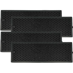 Vhbw - 4x Filtre à charbon actif remplacement pour Braun BRFV1E pour purificateur d'air - Filtre à air noir