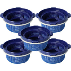 Vhbw - 5x Filtre compatible avec Samsung VS20 A95993N, A95993W/SA, R9042S2, A95823W/SA, A95923N/SA aspirateur - filtre de sortie d'air, bleu