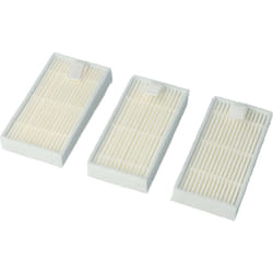 Vhbw - 3x filtre compatible avec Medion E32 sw, MD18510 aspirateur - filtre hepa blanc