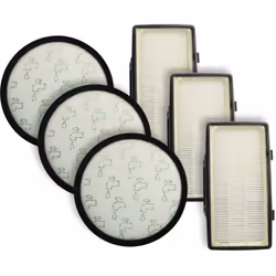 vhbw - the clever way Set de filtres de haute qualité pour votre aspirateur Ce set de filtres de rechange de 6 pièces de la m ...