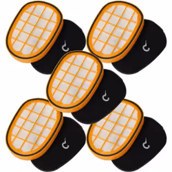 vhbw - the clever way Set de 5x filtre protection moteur, 5x filtre pré-moteur pour votre aspirateur balai - Un changement ré ...