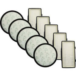 Lot de 10 filtres compatible avec Rowenta Silence Force Compact Parkett RO6361EA aspirateur - filtre pré-moteur, filtre epa - Vhbw