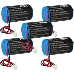 Vhbw - 5x Pile remplacement pour Eve ER34615-GL101 pour système d'alarme, sirène extérieure radio (19000mAh, 3,6V, Li-MnO2)