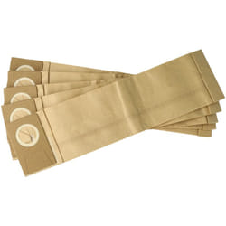 Vhbw - 5x Sacs compatible avec Lindhaus 031102-sn 103177, 11501, 11502 aspirateur - papier filtre, 38,5cm x 10cm marron