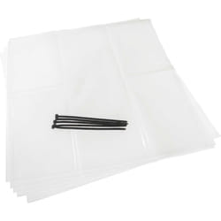 Vhbw - 5x Sacs pour sciures compatible avec Festool VAB-20, CT-VA-20 aspirateur à sciures, dépoussiéreur - Lot de sacs d'aspiration en polyéthylène