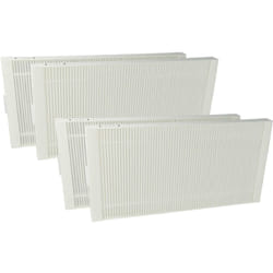 Vhbw - 4x Filtres compatible avec Stiebel-Eltron lwz 5 cse Premium, lwz 5 cs Premium appareil de ventilation - Filtre à air F7 blanc