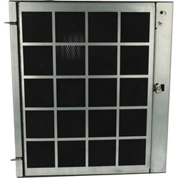 Vhbw - Filtre à charbon actif compatible avec Miele DA6690, DA7006D hotte aspirante - 25,6 x 23 x 2,2 cm, régénérant