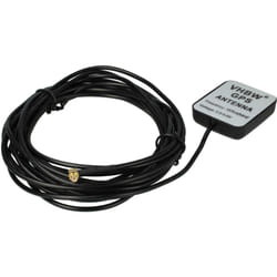Vhbw - Antenne gps compatible avec Garmin Streetpilot-C510, Streetpilot-C340 système de navigation avec connexion mcx - Pied magnétique, 5 m, noir