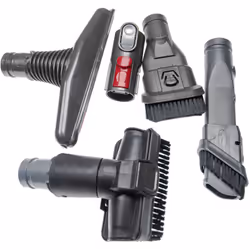 vhbw - the clever way Kit de buses et brosses avec 5 pièces pour aspirateur LE SET SE COMPOSE DE : - 1x ADAPTATEUR - Couleur  ...
